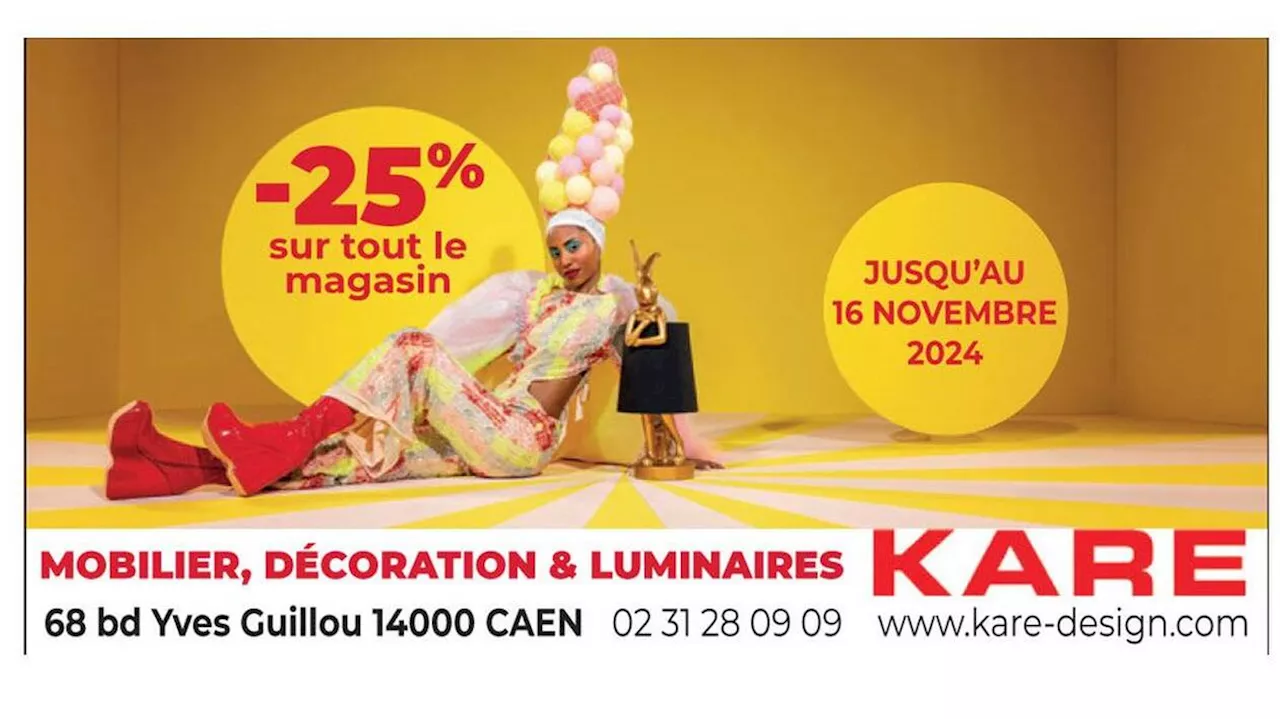 Le magasin de mobilier et déco Kare Design à Caen célèbre ses 12 ans avec des offres exceptionnelles