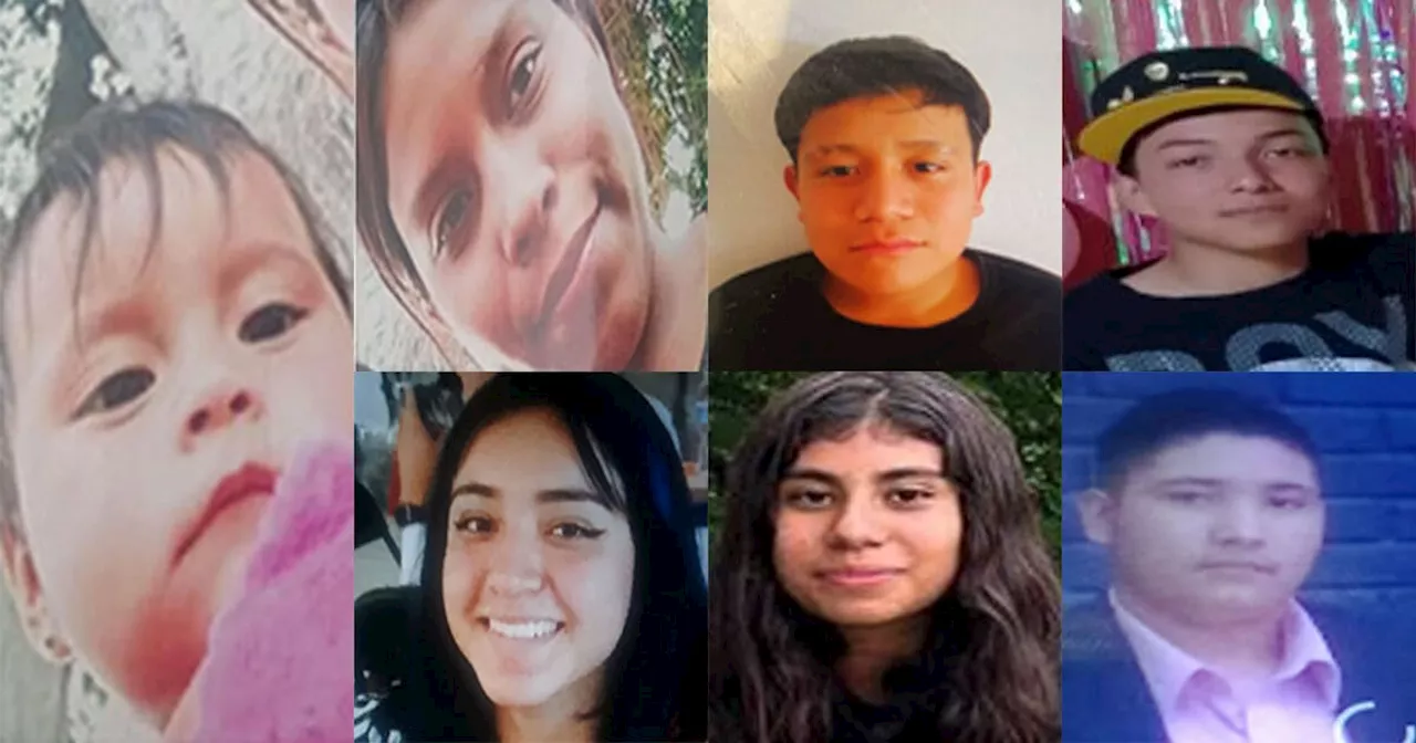 Buscan a Yatziri, Yosellin, Oscar, César, Melanie, Juana y Armando, menores desaparecidos en Guanajuato