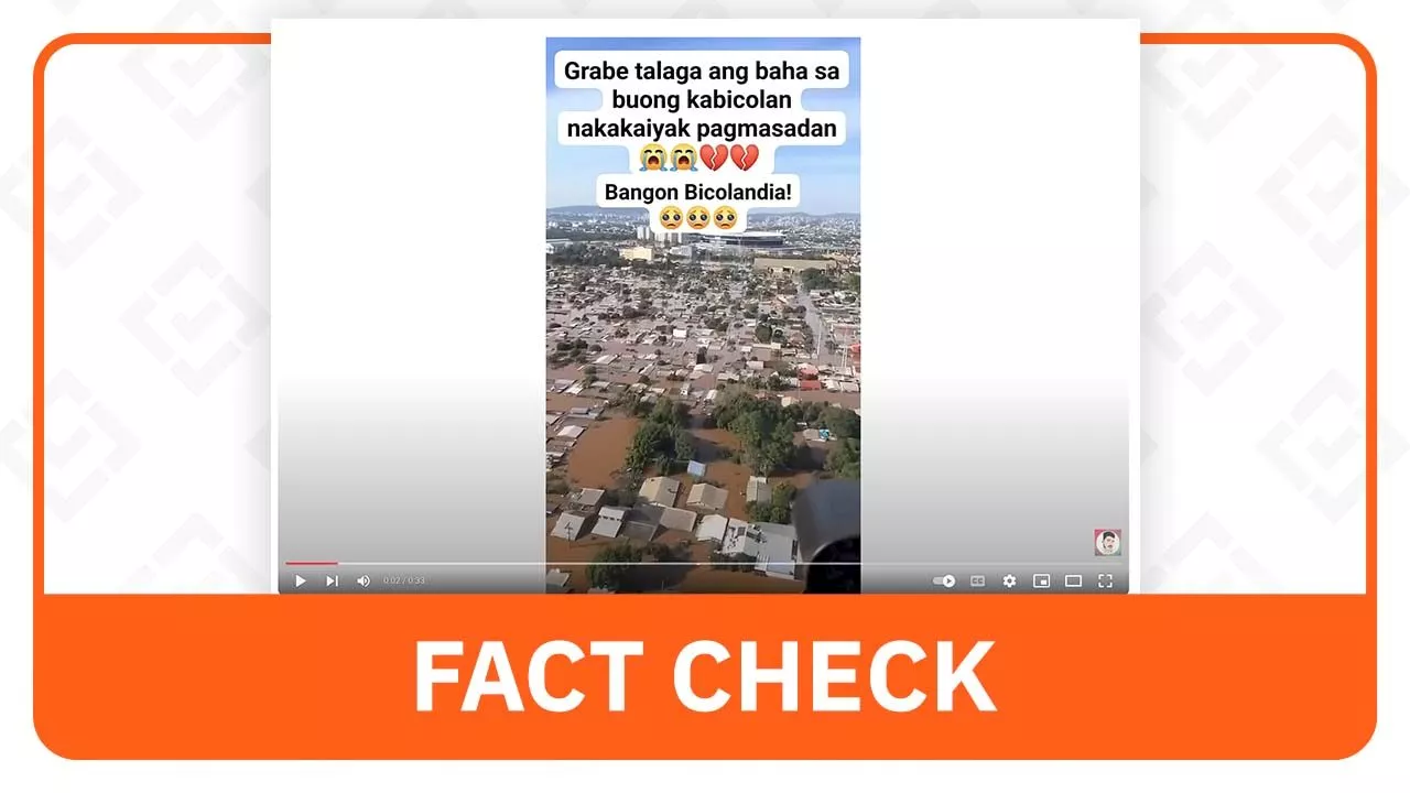 FACT CHECK: Video of Brazil flood misrepresented as Kristine’s impact in Bicol