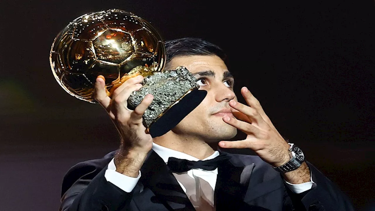 Spain's Rodri wins Ballon d'Or for best player in the world - SABC News