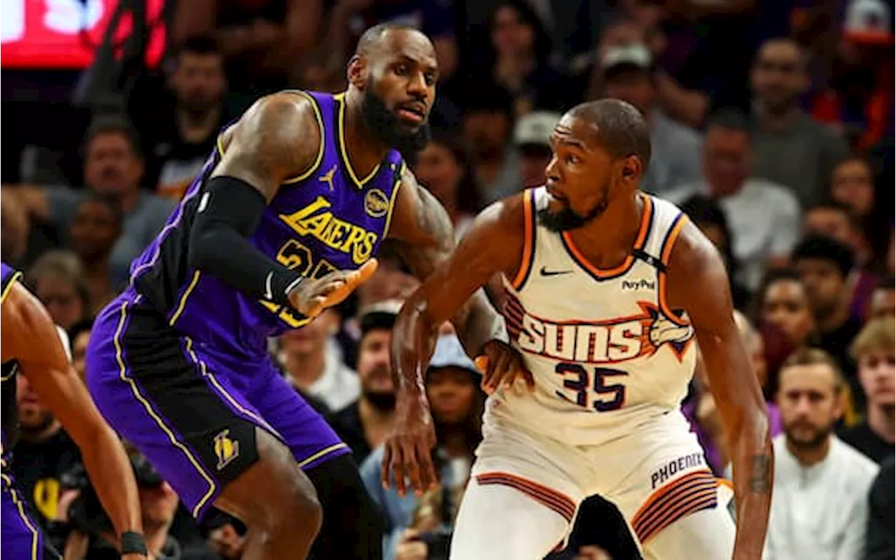 NBA, risultati della notte: Durant ferma i Lakers, Celtics e Cavs ancora imbattuti