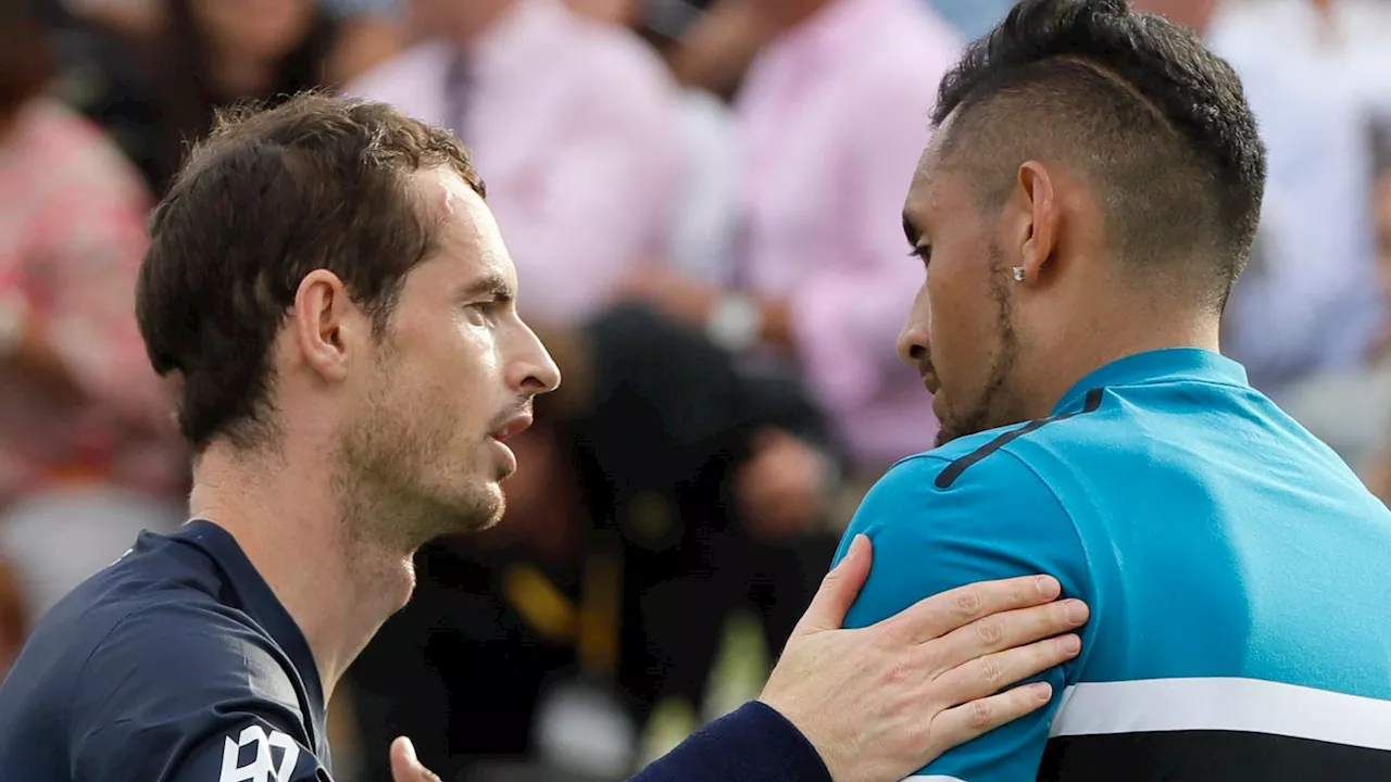 Nick Kyrgios says Andy Murray deserved to retire from tennis 'more gracefully' amid injury struggles