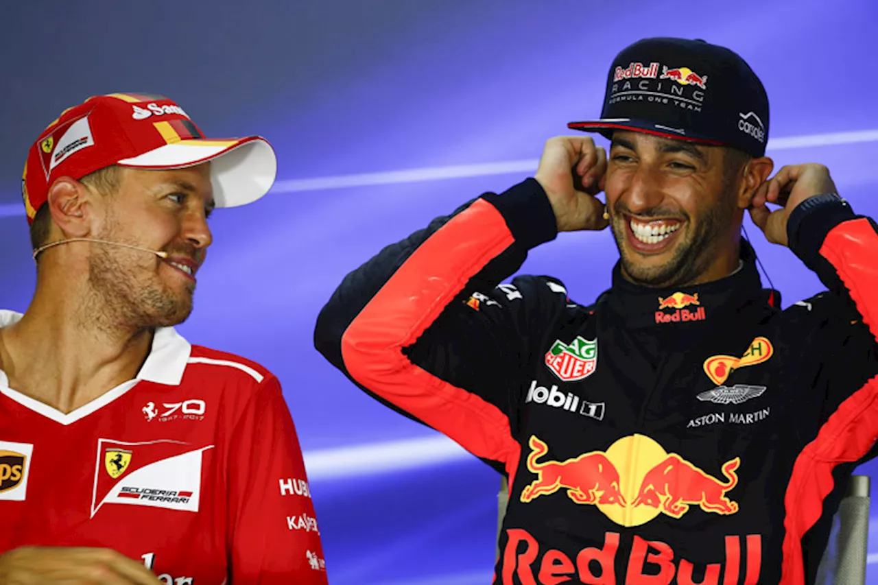 Daniel Ricciardo über Vettel: «Mit viel Leidenschaft»