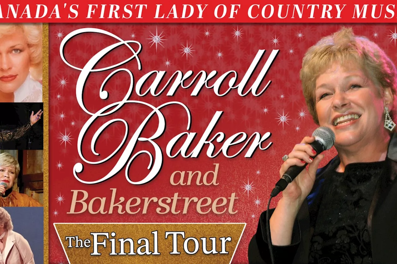 Singer Carroll Baker returns to Thunder Bay on final tour