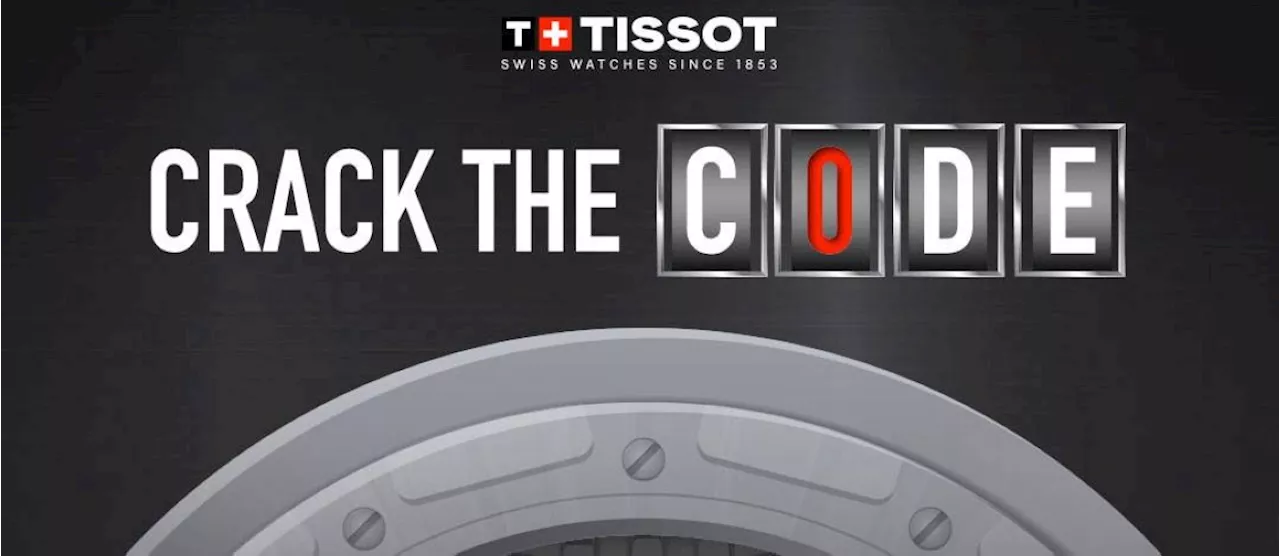 Win a new timepiece with Tissot's 'Crack the code' promo at The Watch Store