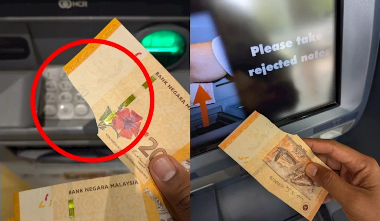 Lelaki Luah Rasa Kecewa Lepas Didakwa Terima Duit Koyak Dari Mesin ATM