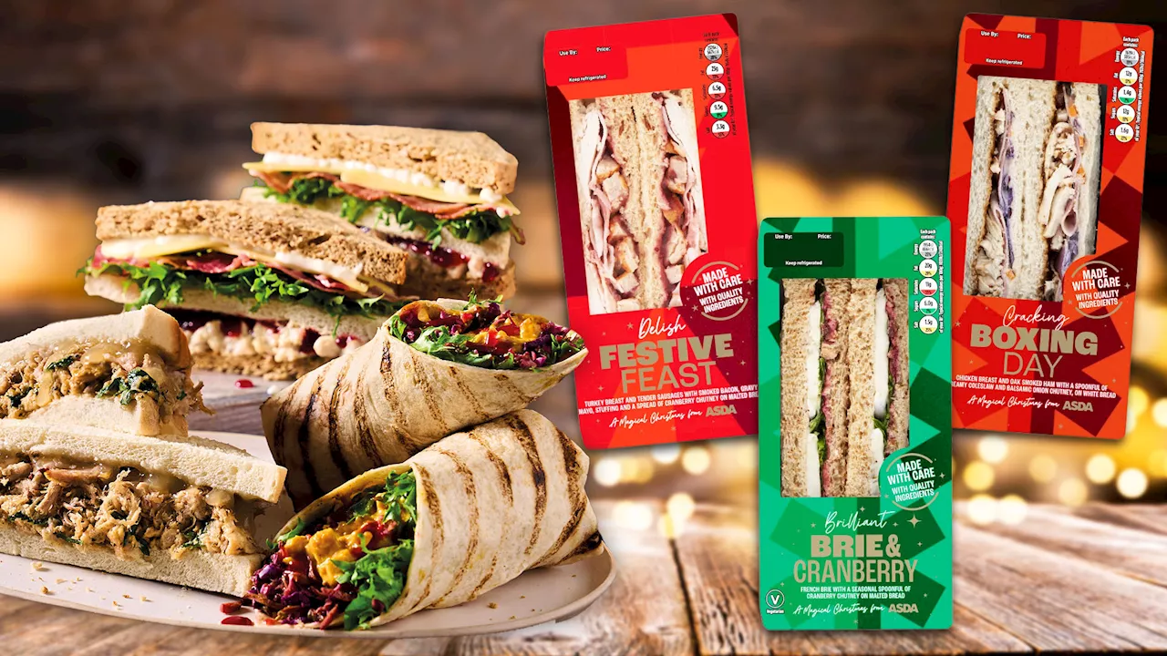 Asda reveals festive sandwich range including CURRY-inspired dish...