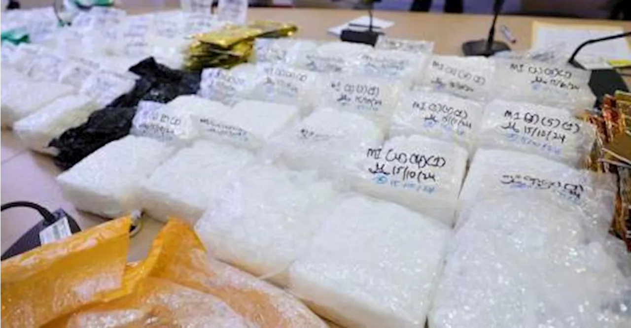 JKDM seize 105kg methamphetamine hidden in Chinese tea packets