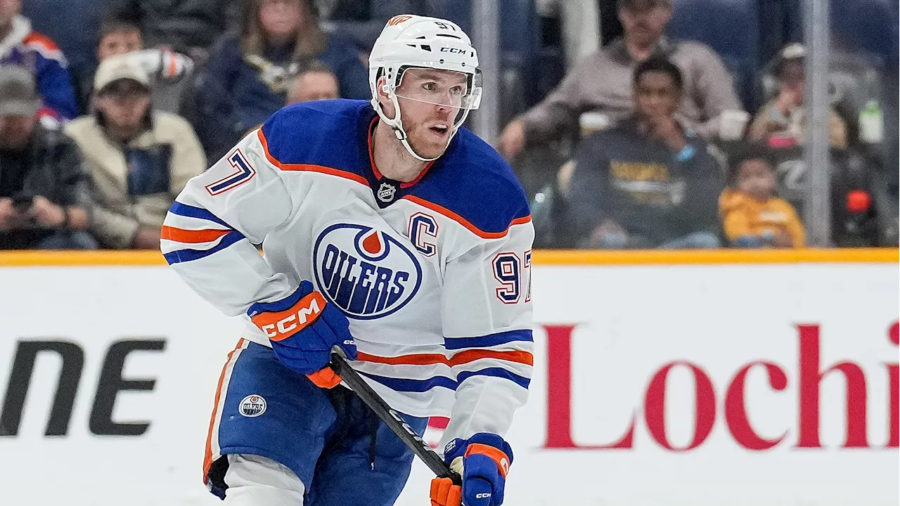 Oilers' McDavid flying back to Edmonton early after LBI vs. Blue Jackets