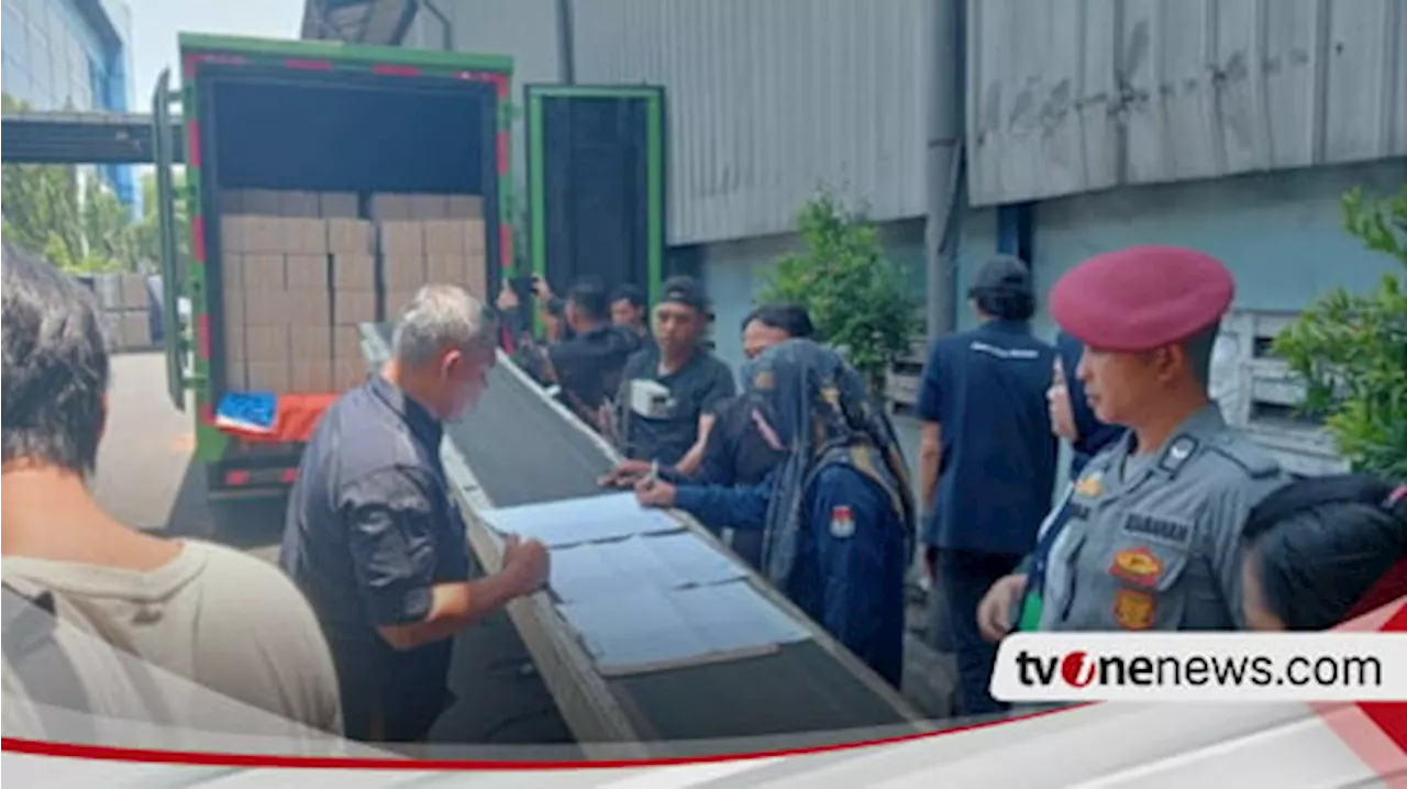 Surat Suara Pilgub Jatim Tiba di Banyuwangi, Proses Cetak Surat Suara Pilbup Masih Berlangsung