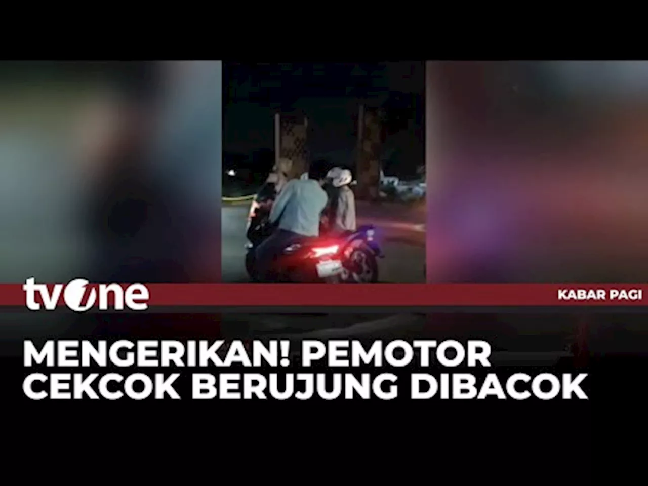 Terlibat Cekcok, Seorang Pengendara Motor Dibacok!