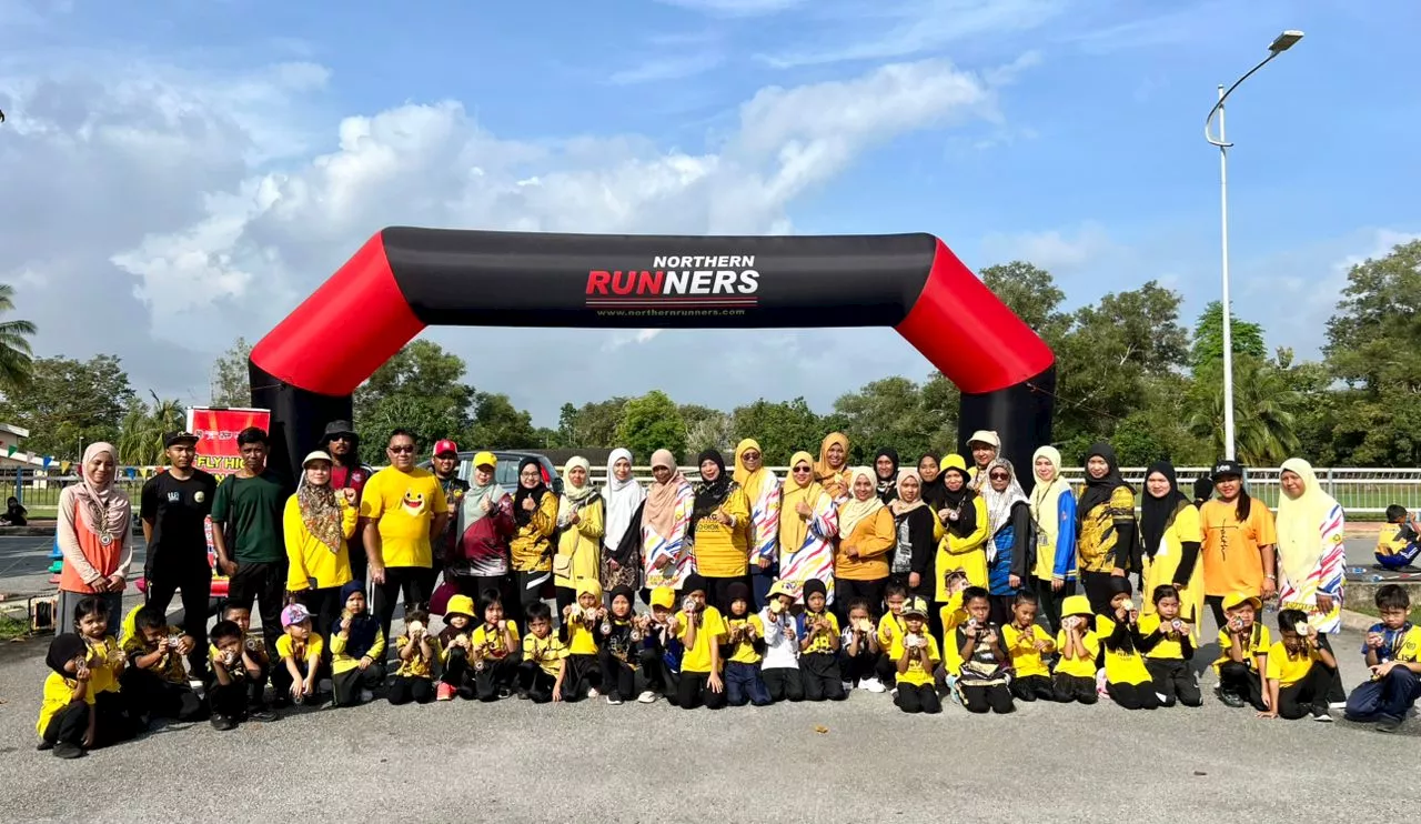 Lebih 1,200 murid, ibu bapa meriahkan Fly High Fun Run STB