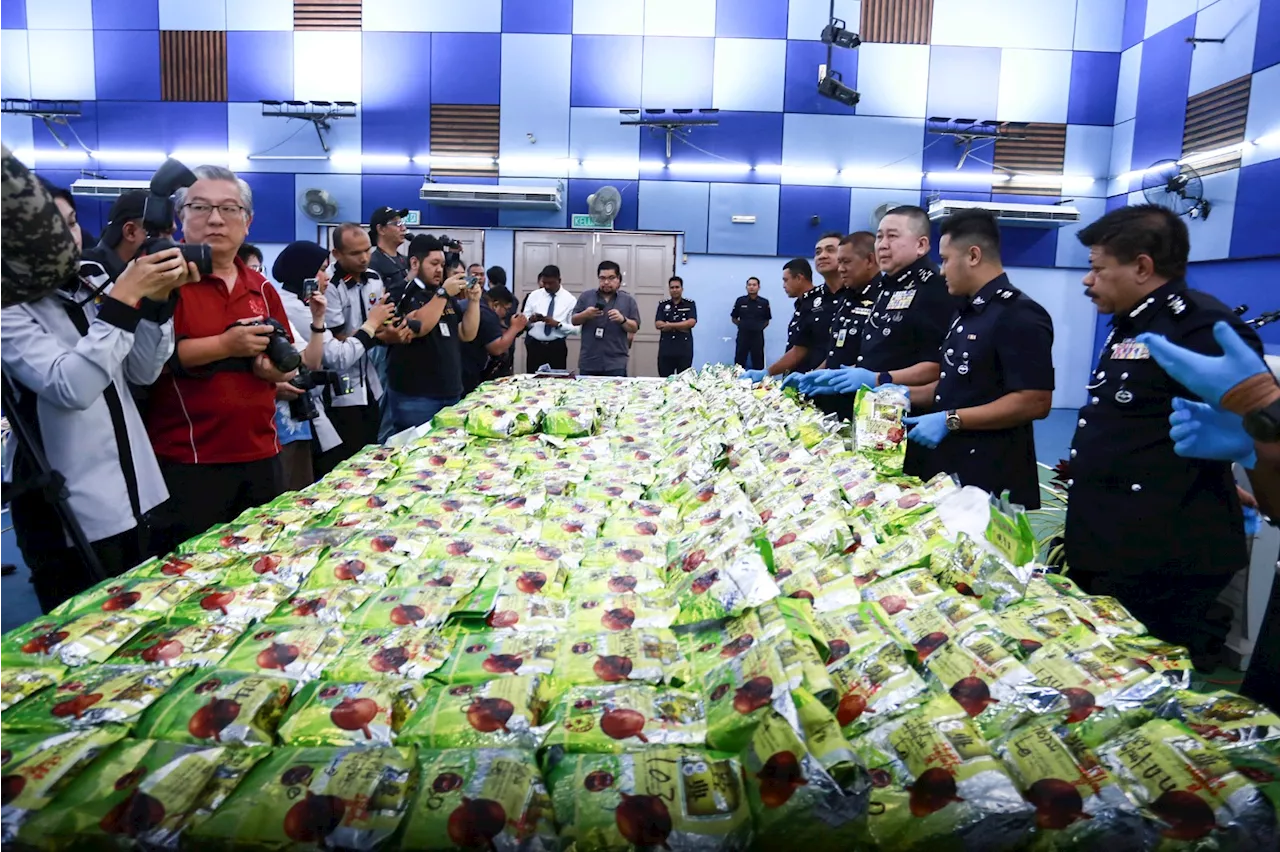 Penahanan dua lelaki bongkar stor simpan dadah RM11 juta