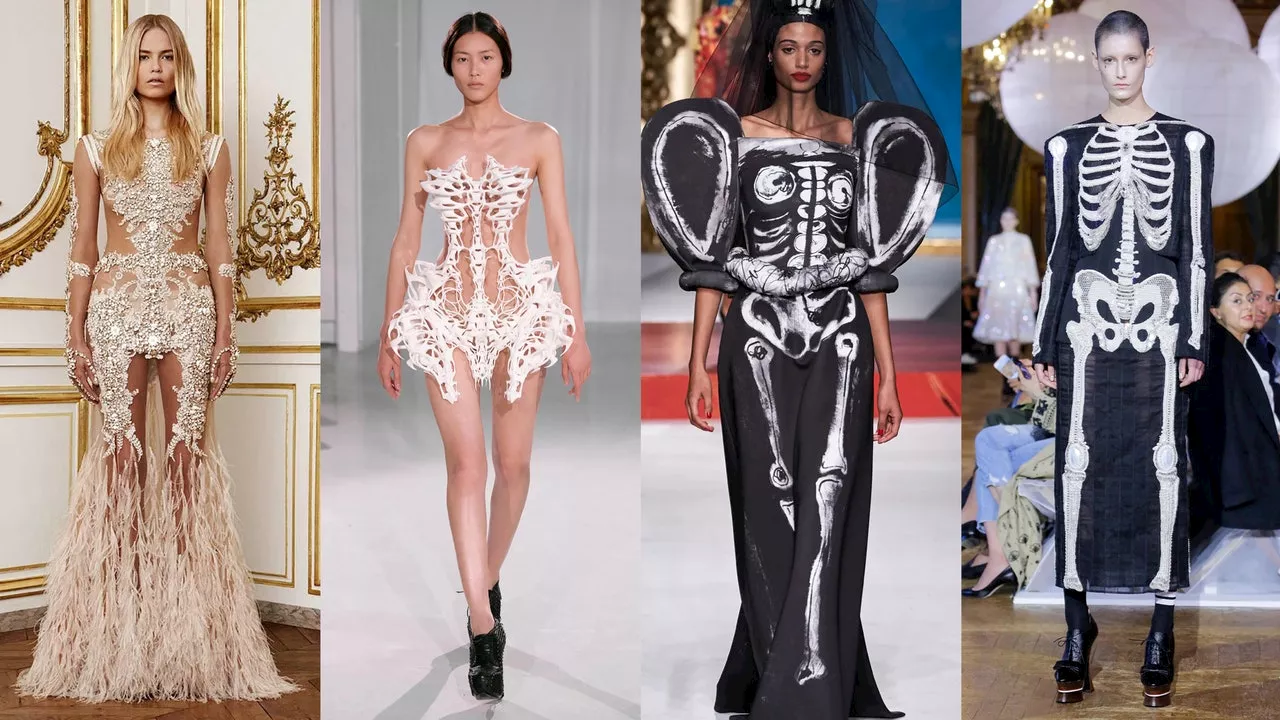 Halloween 2024: gli abiti scheletro creati dagli stilisti nella storia della moda