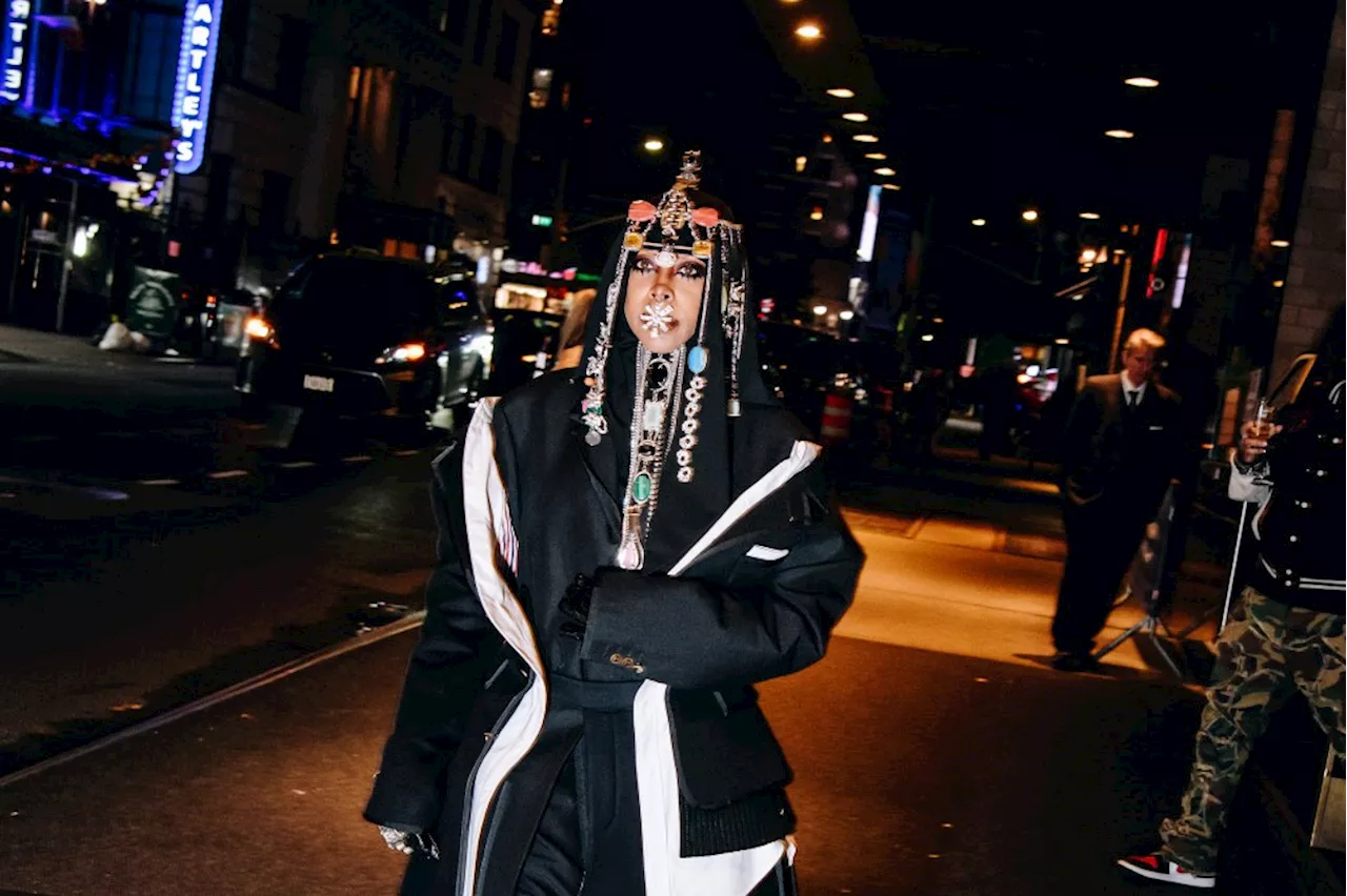 Getting Ready With Erykah Badu in Thom Browne for CFDA Fashion Awards 2024