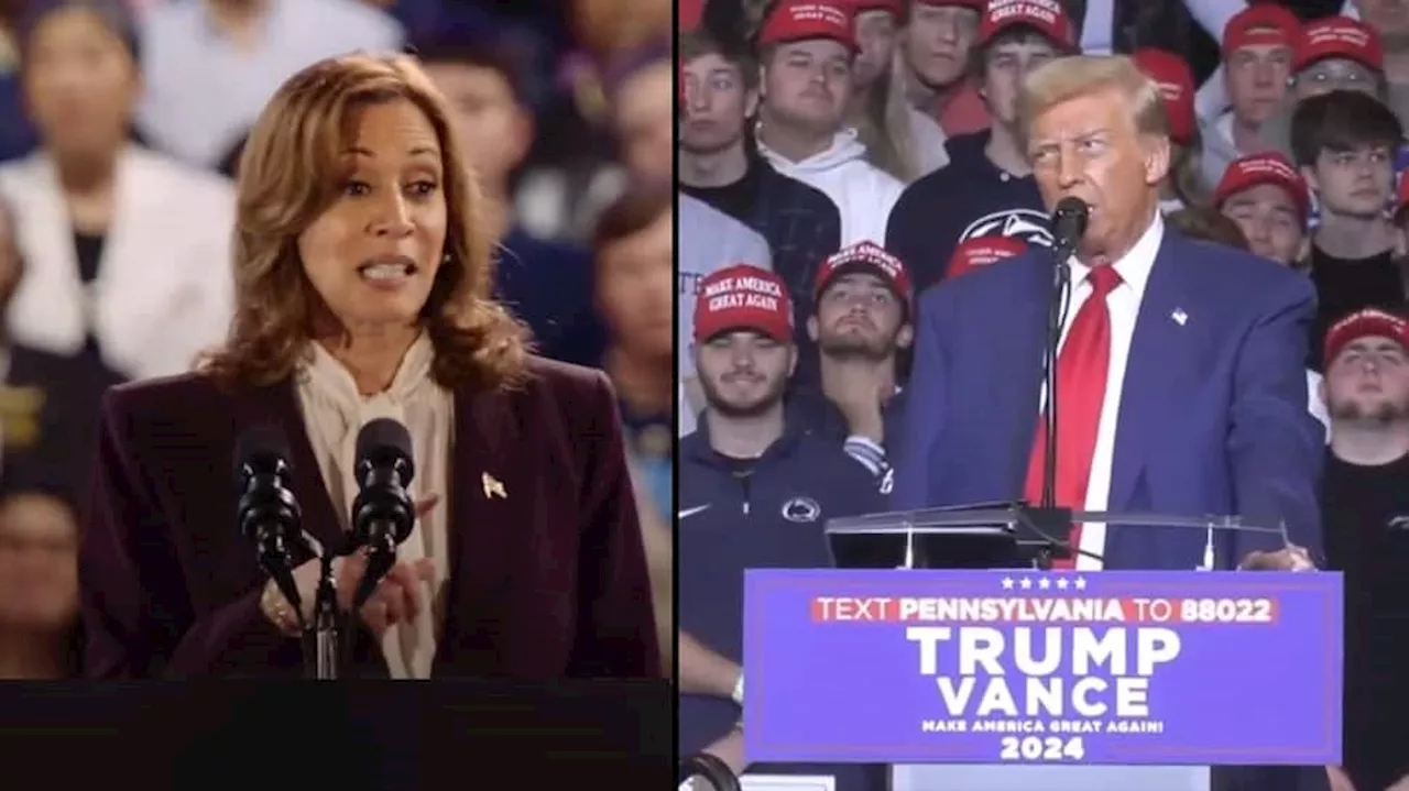 US Presidential Election 2024: Trump And Harris Present Dueling Visions Of America In Final Campaign Stretch