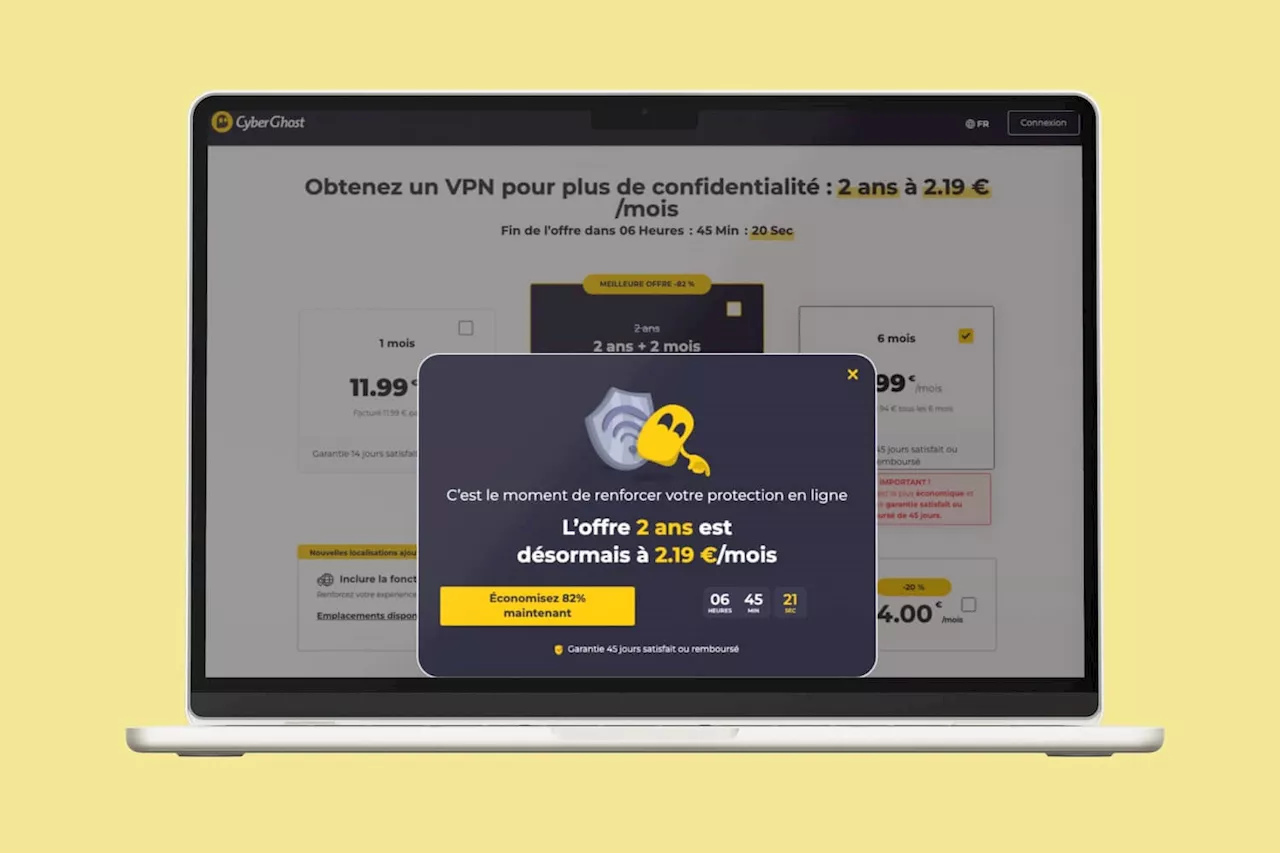 CyberGhost avec une promotion exceptionnelle pour 2024