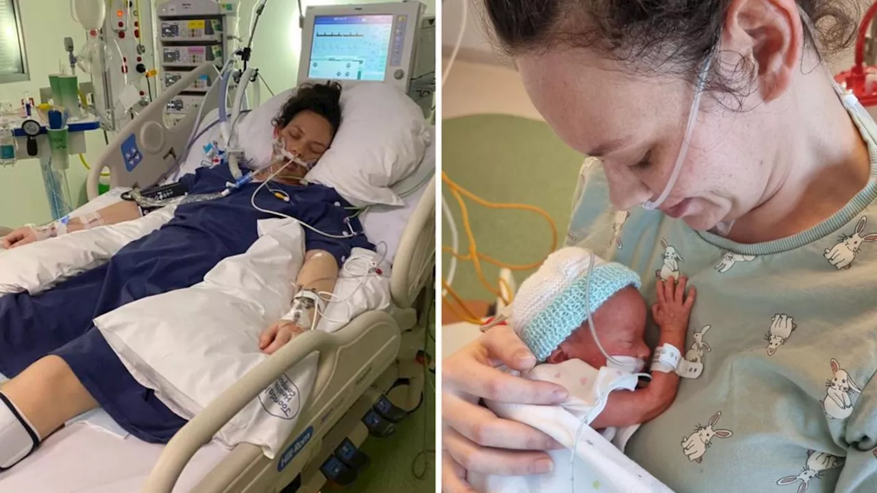 Perth mum gives birth while in a coma after falling critically ill