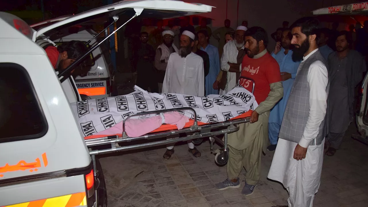 Bus full of wedding guests plunges into a ravine in southwestern Pakistan, killing 7