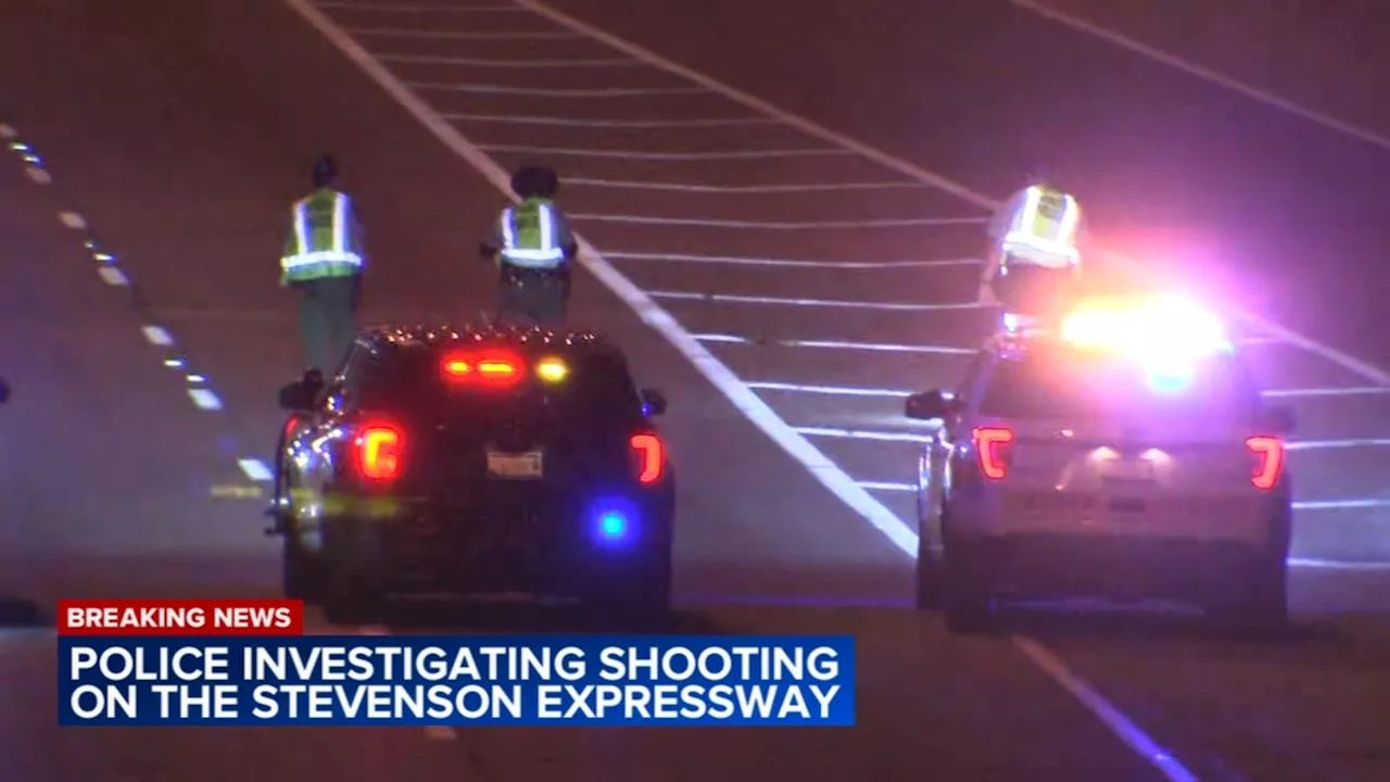 1 critically injured in Stevenson Expressway shooting near Pulaski, CFD says; inbound lanes closed