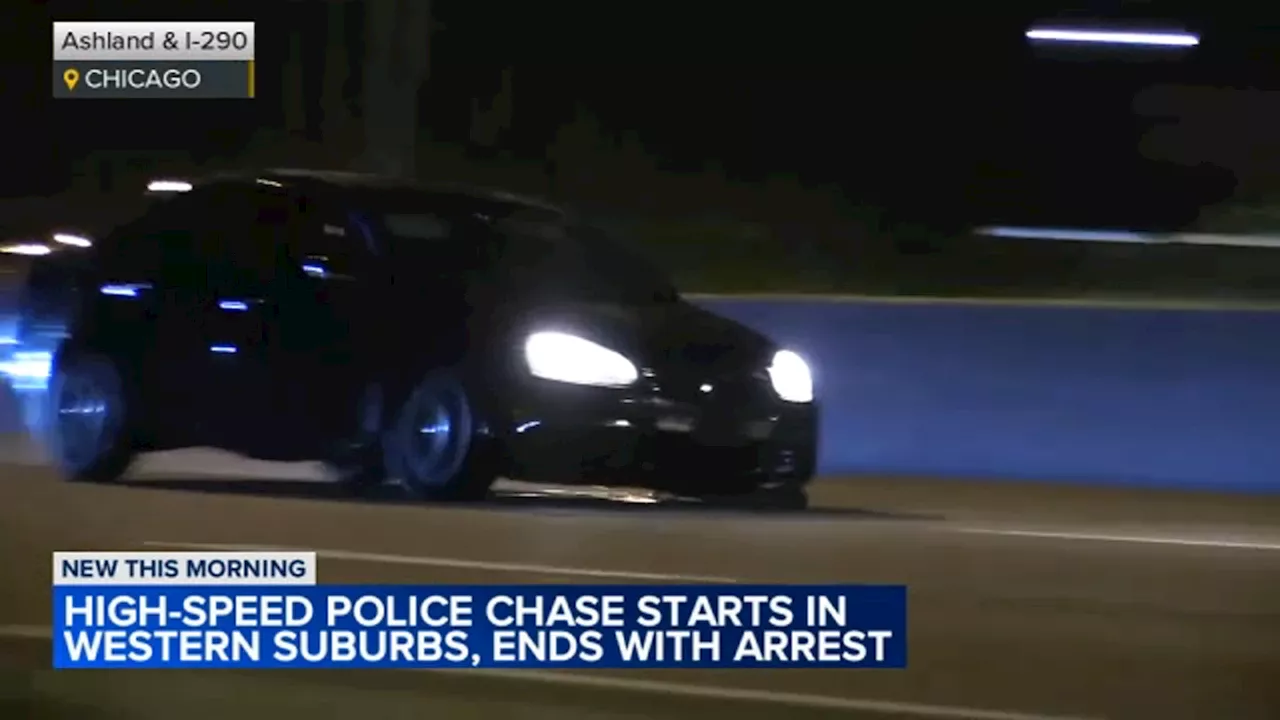 3 in custody in connection to Bensenville break-in after high-speed chase on I-290 ends in Chicago