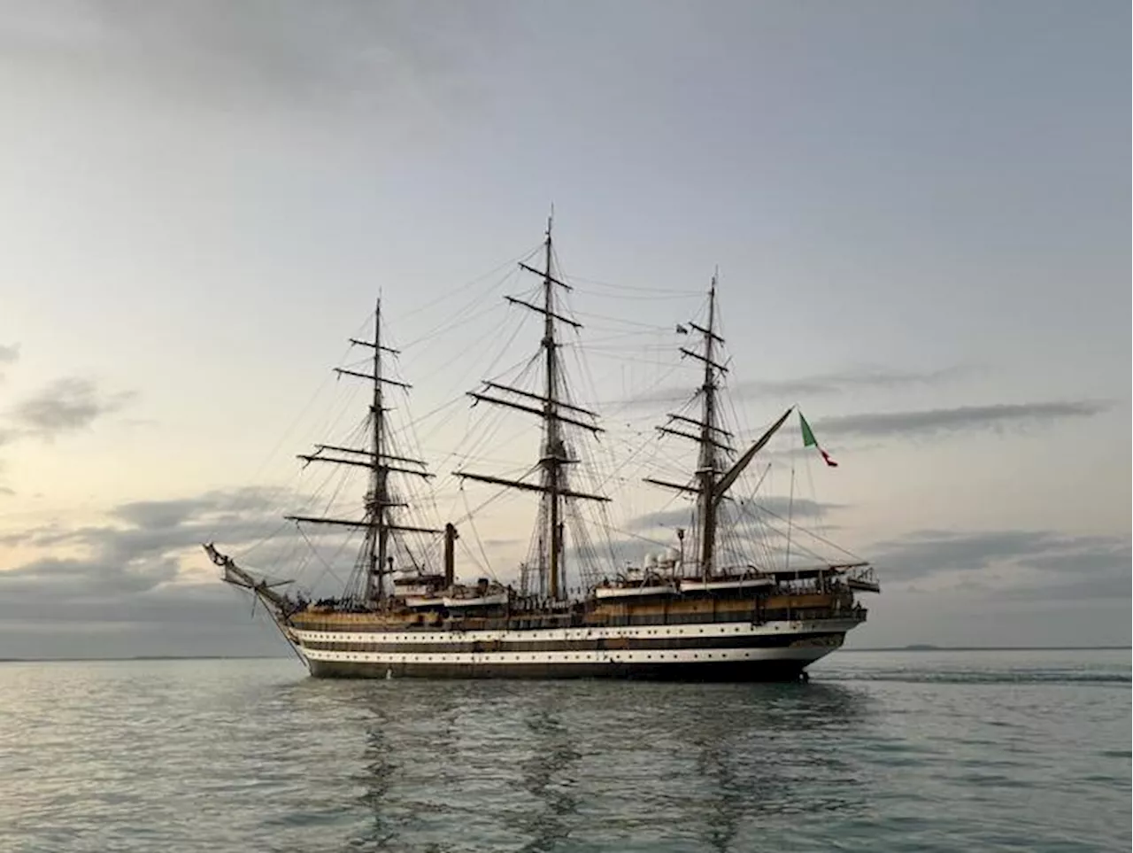 Amerigo Vespucci arriva a Darwin, 24/ma tappa del Tour mondiale