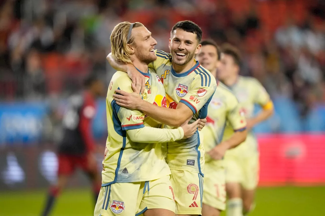 Red Bulls find win column for 1st time since July with 4-1 win over Toronto