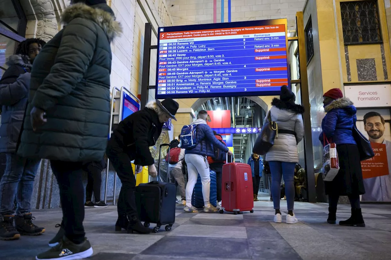 Bahnverkehr im Raum Zürich gestört