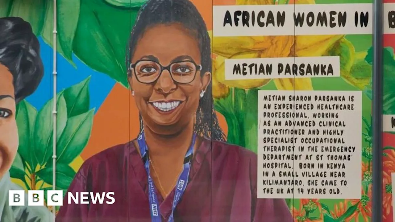 Guy’s Hospital: Mural honouring African health workers unveiled