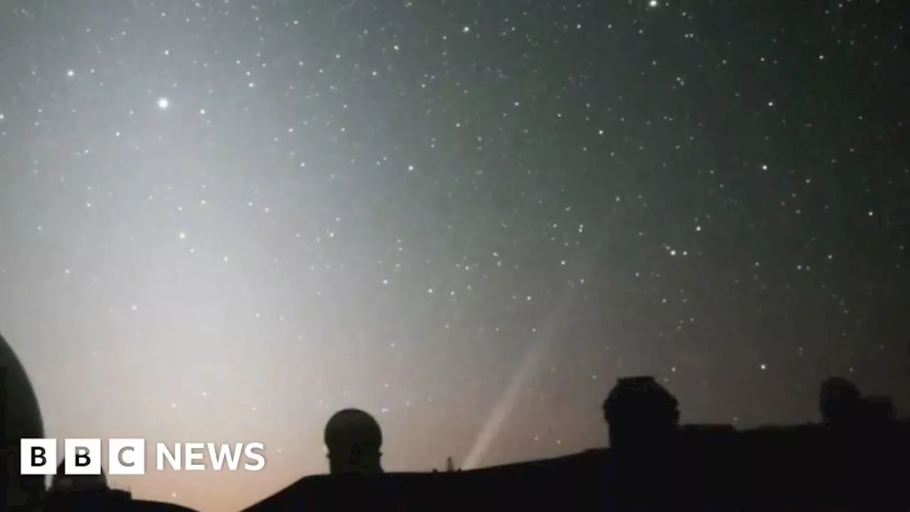 Rare brightening comet seen passing Earth from Hawaii