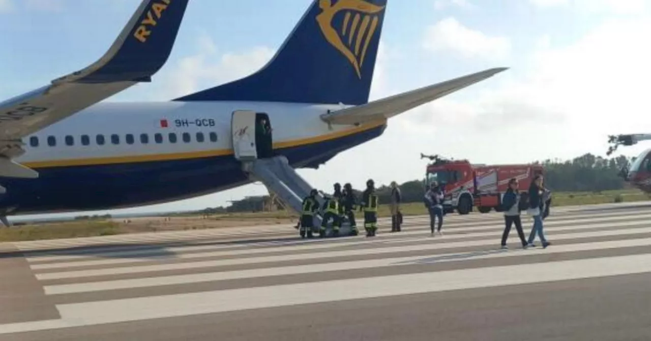 Ryanair Plane Evacuated After Flames Spotted Coming From Wing