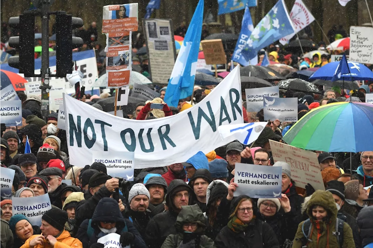 Friedensdemo in Berlin: 25.000 Menschen erwartet