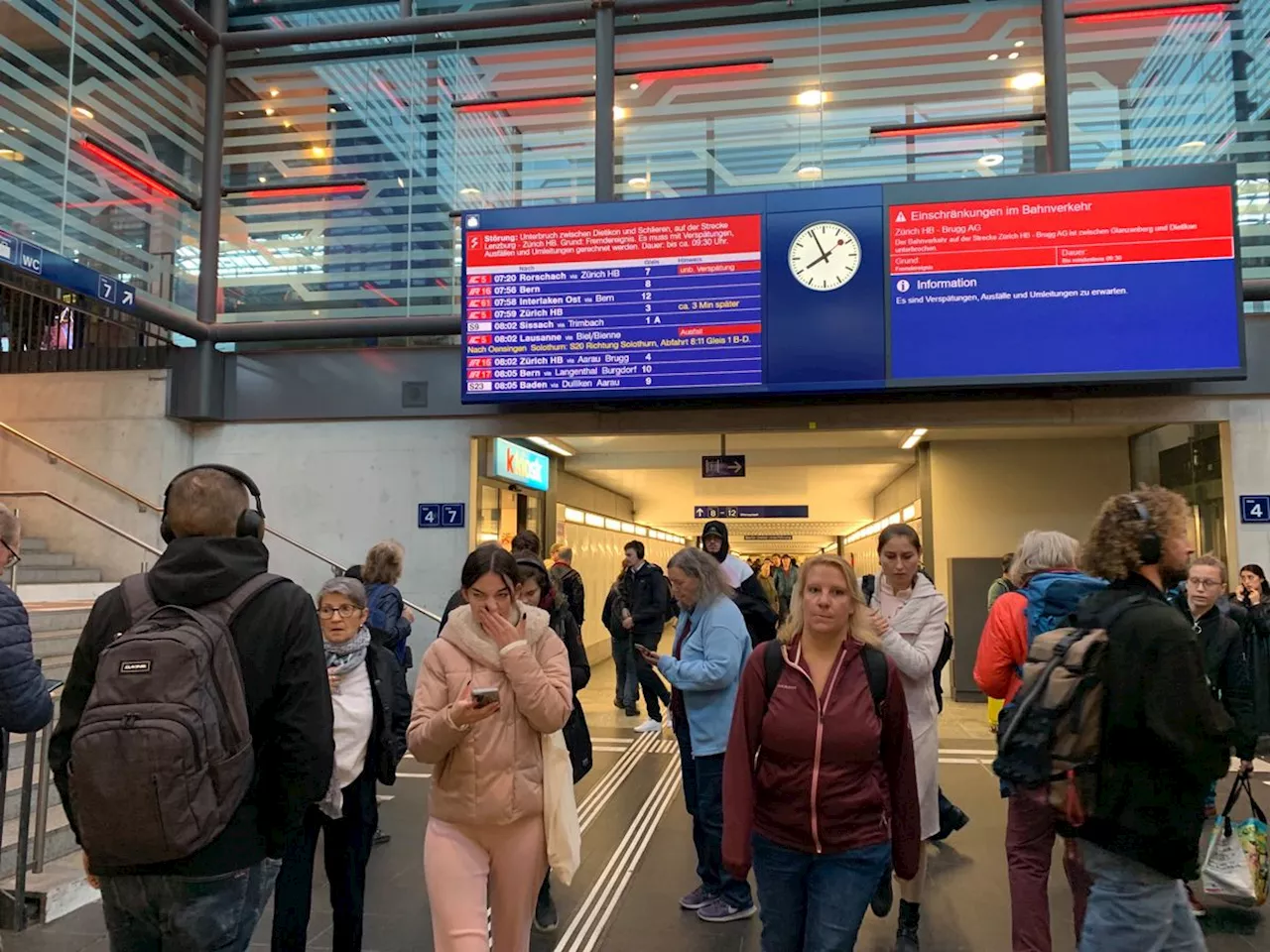 Entgleister Güterzug sorgt für Chaos im Zürcher Bahnverkehr