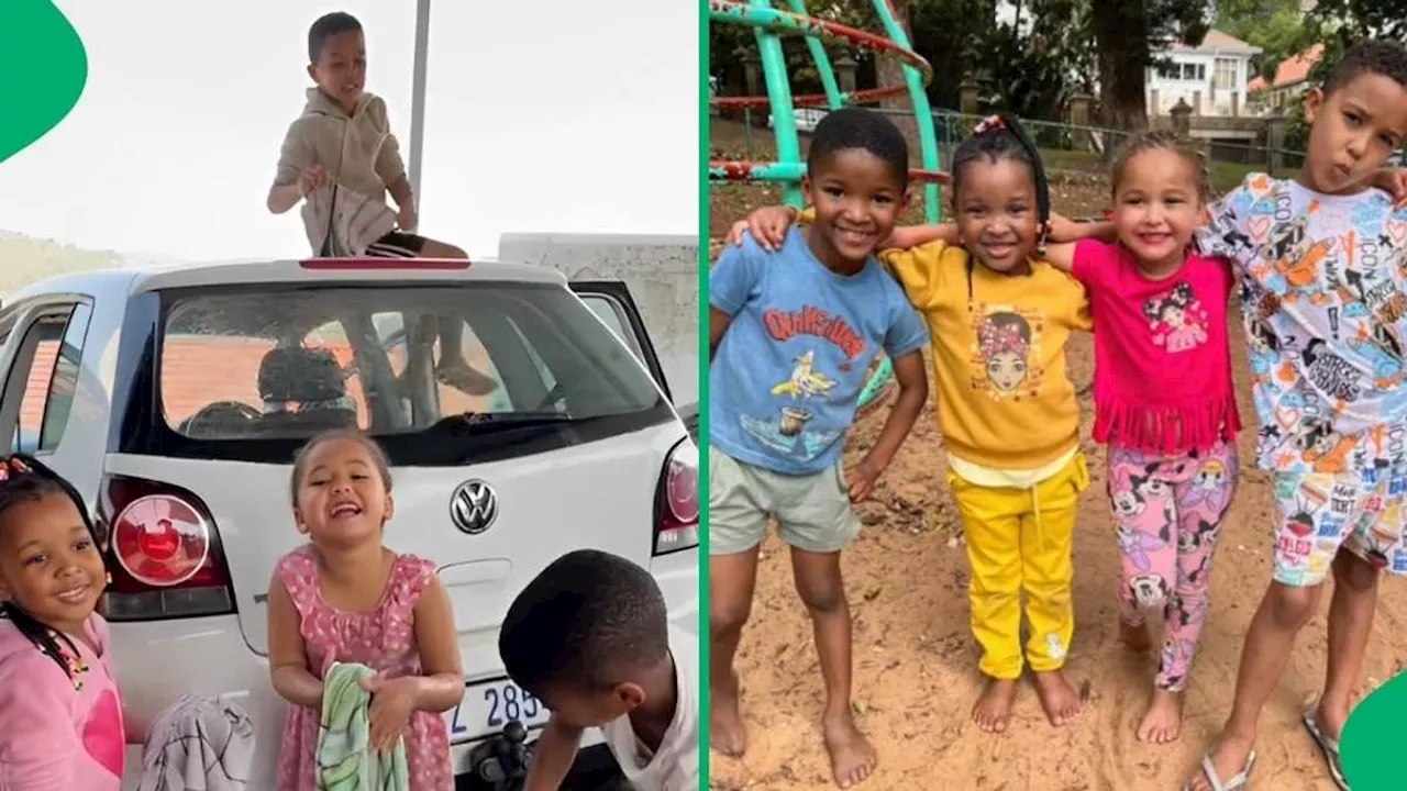 Kids Wash Mom's Car For R20, Internet Goes Wild