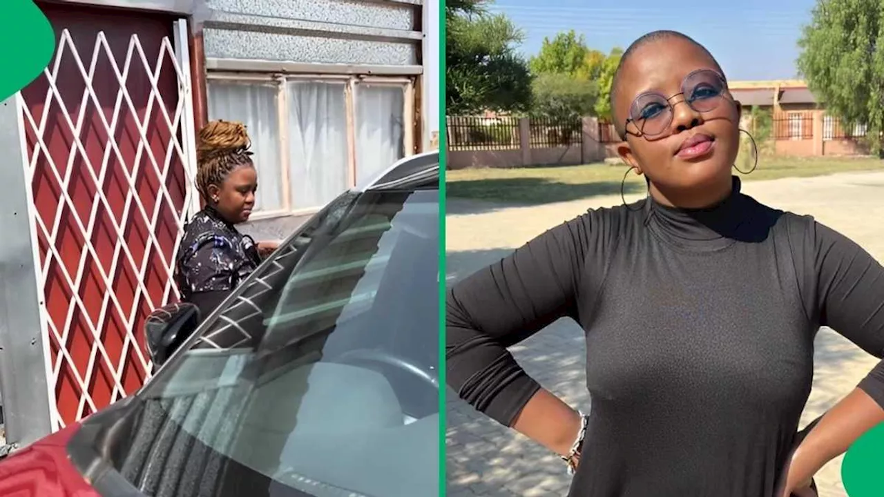 “Mkhukhu in a Bought Stand”: North West Nurse Shares Journey, Flexes Shack and Car