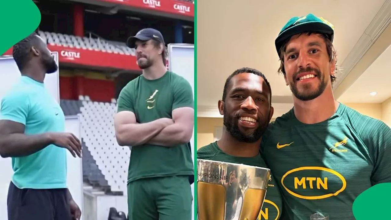 Siya Kolisi Recounts Hilarious Incident With Eben Etzebeth After Overzealous Cheering at Chelsea-Liverpool Match