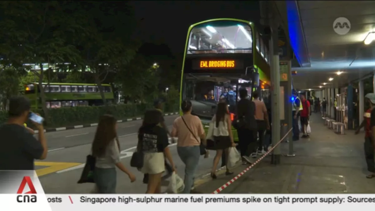 About 160 drivers, up to 80 free bridging buses deployed daily during EWL train disruption