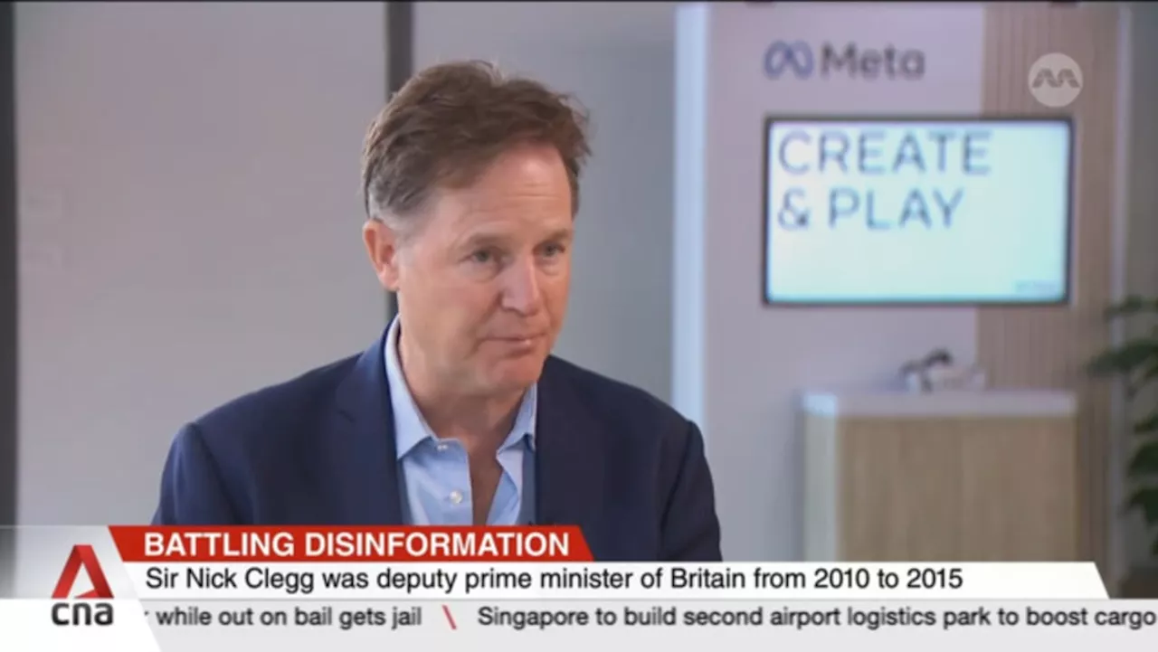 Meta's president of global affairs Nick Clegg on tackling political disinformation