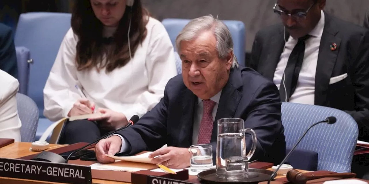 Barred From Israel, UN Chief Warns Middle East 'Fast Becoming an Inferno'