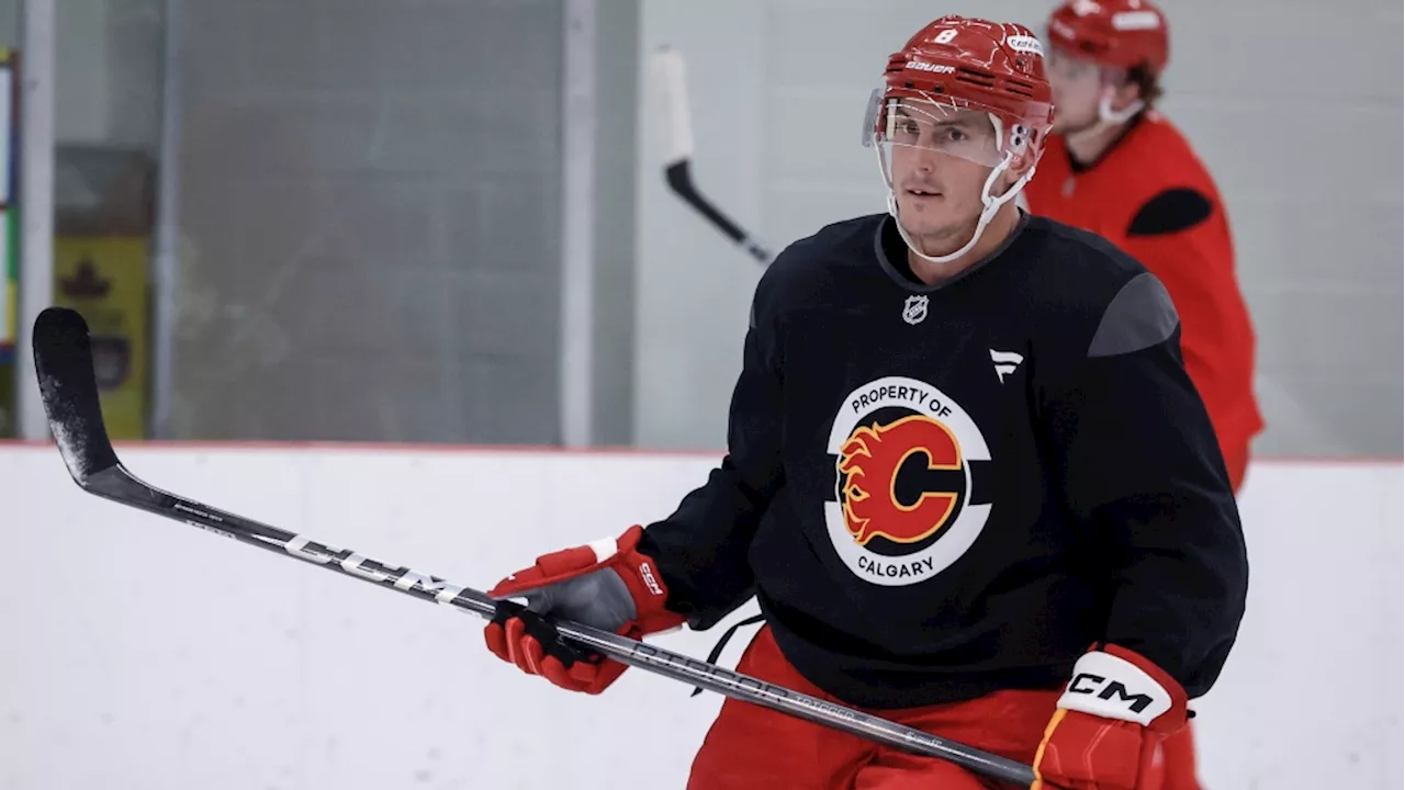 Flames sign Tyson Barrie, pare down roster ahead of final pre-season game