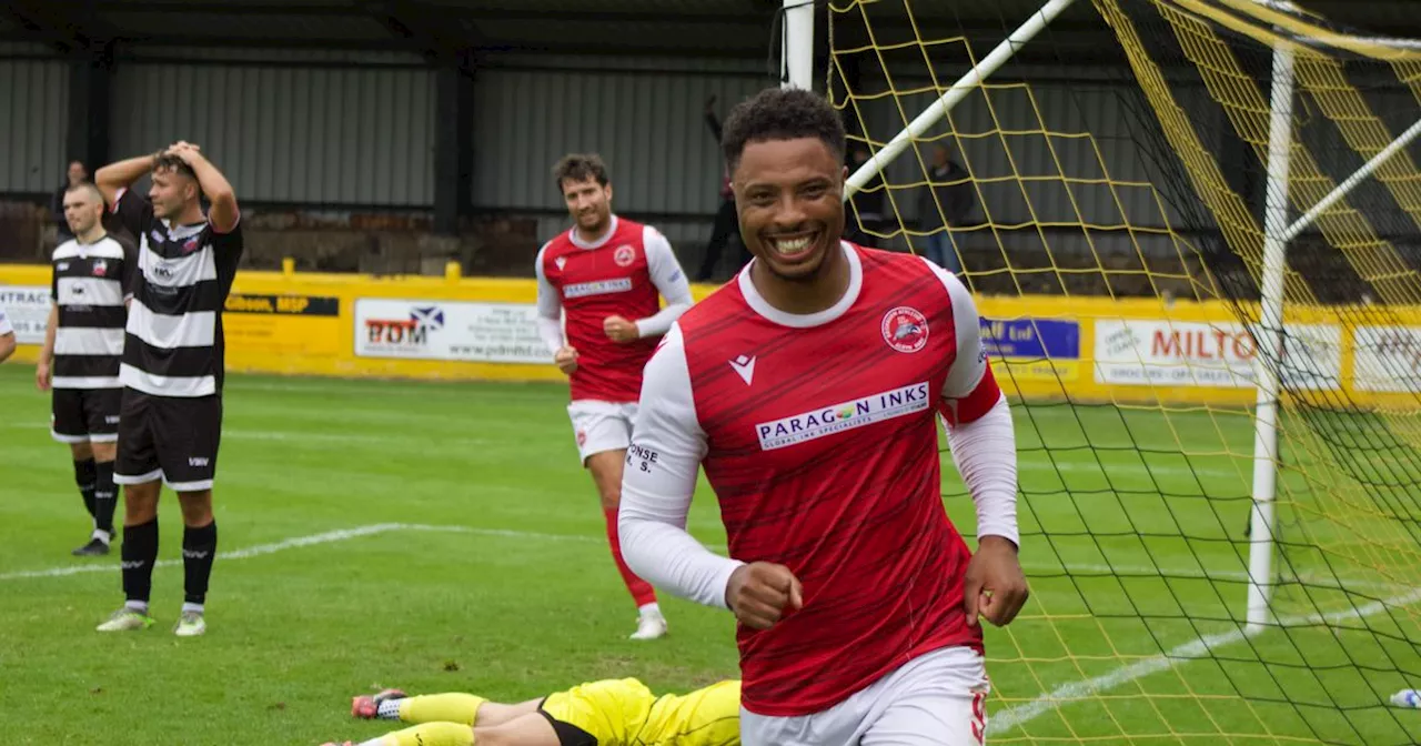 Broxburn 'turn down bid' from Stirling Albion for Douglas after cup hat-trick