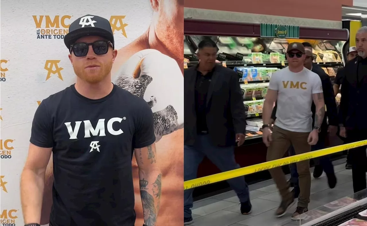 Canelo Álvarez recibe “chusca” propuesta de un aficionado: “Fírmame el chorizo”