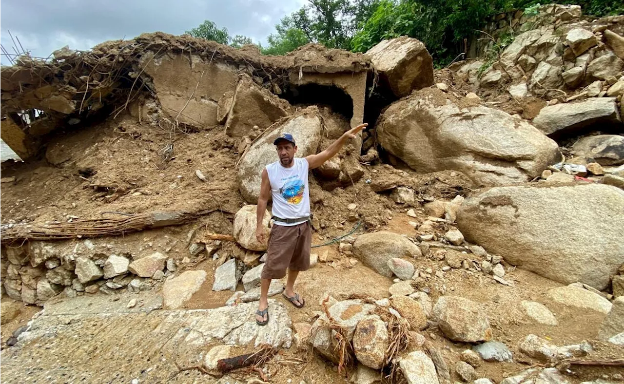 'La naturaleza no nos perdonó': afectados por huracán John en Guerrero lamentan pérdidas