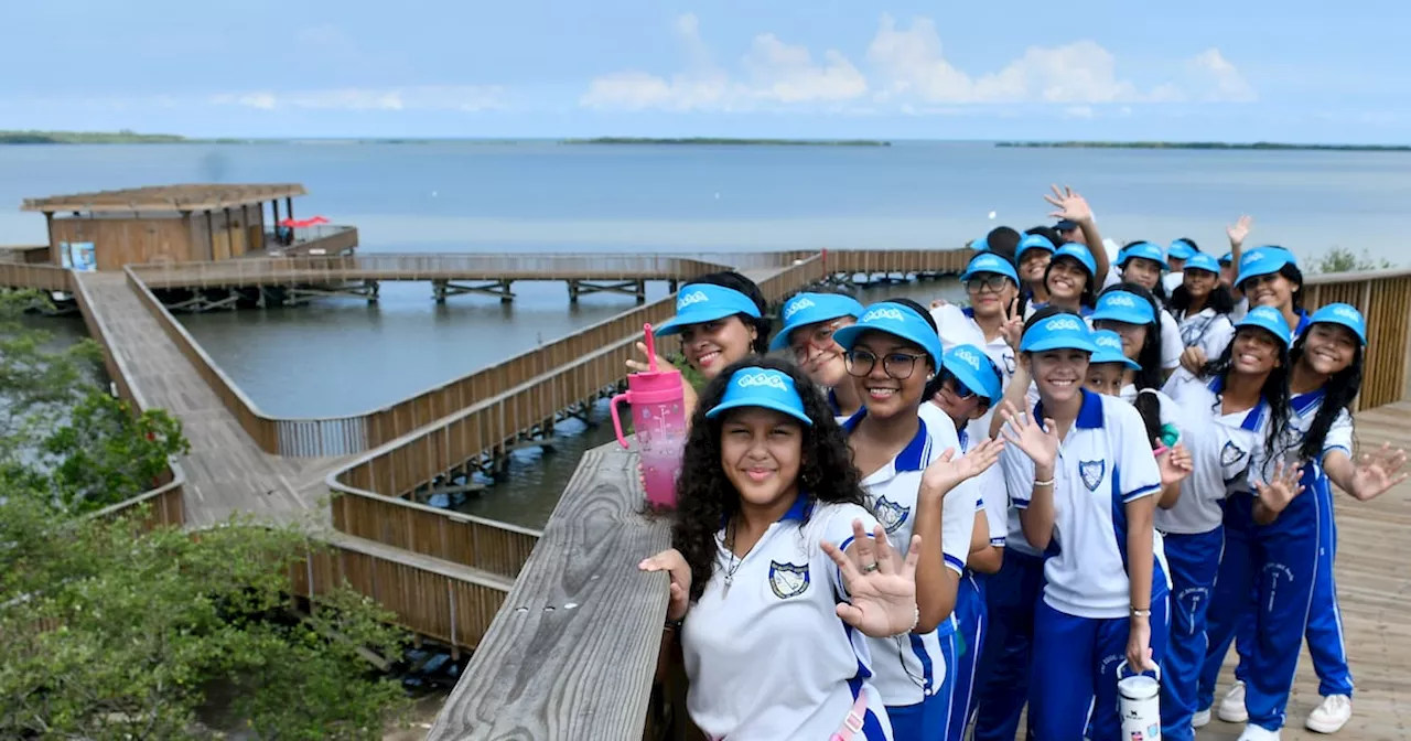 Colegios de Barranquilla recorren la ciénaga de Mallorquín para promover la educación ambiental