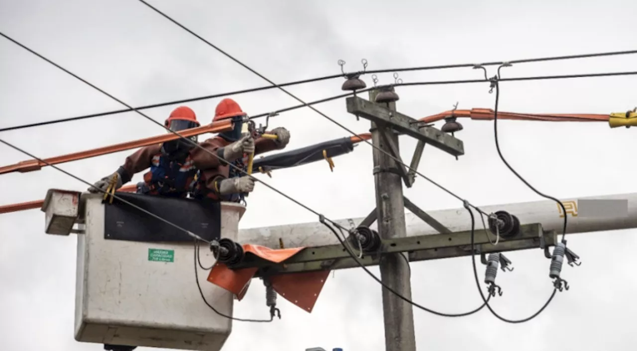 Cortes de luz y agua en barrios de Bogotá: jueves 3 de octubre