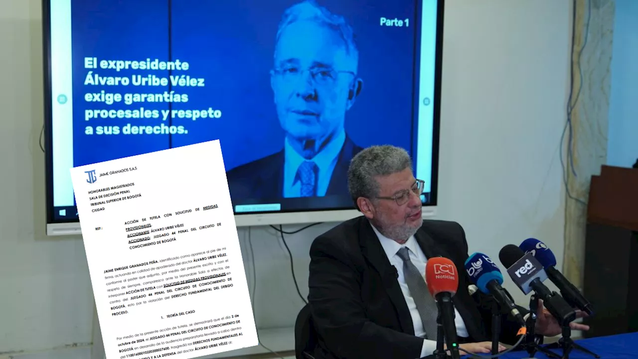 Abogado de Uribe pide suspender preparatoria de juicio por violación al debido proceso