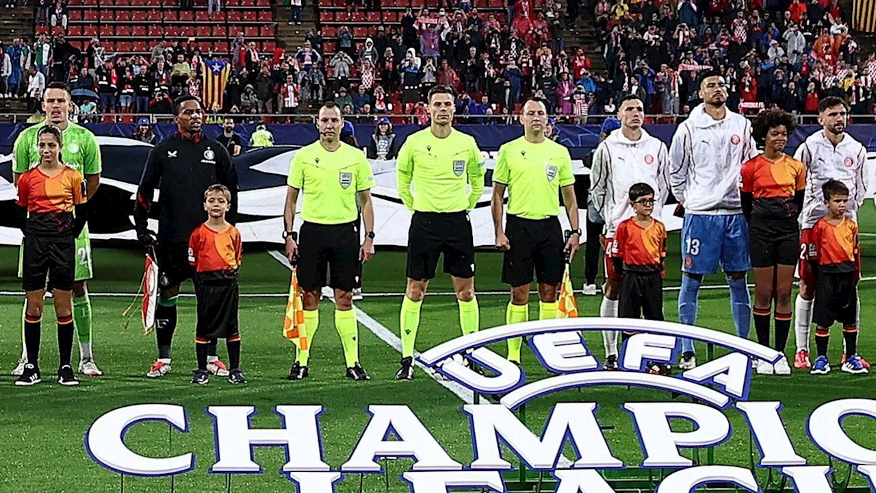 Champions League match refereed by identical twins