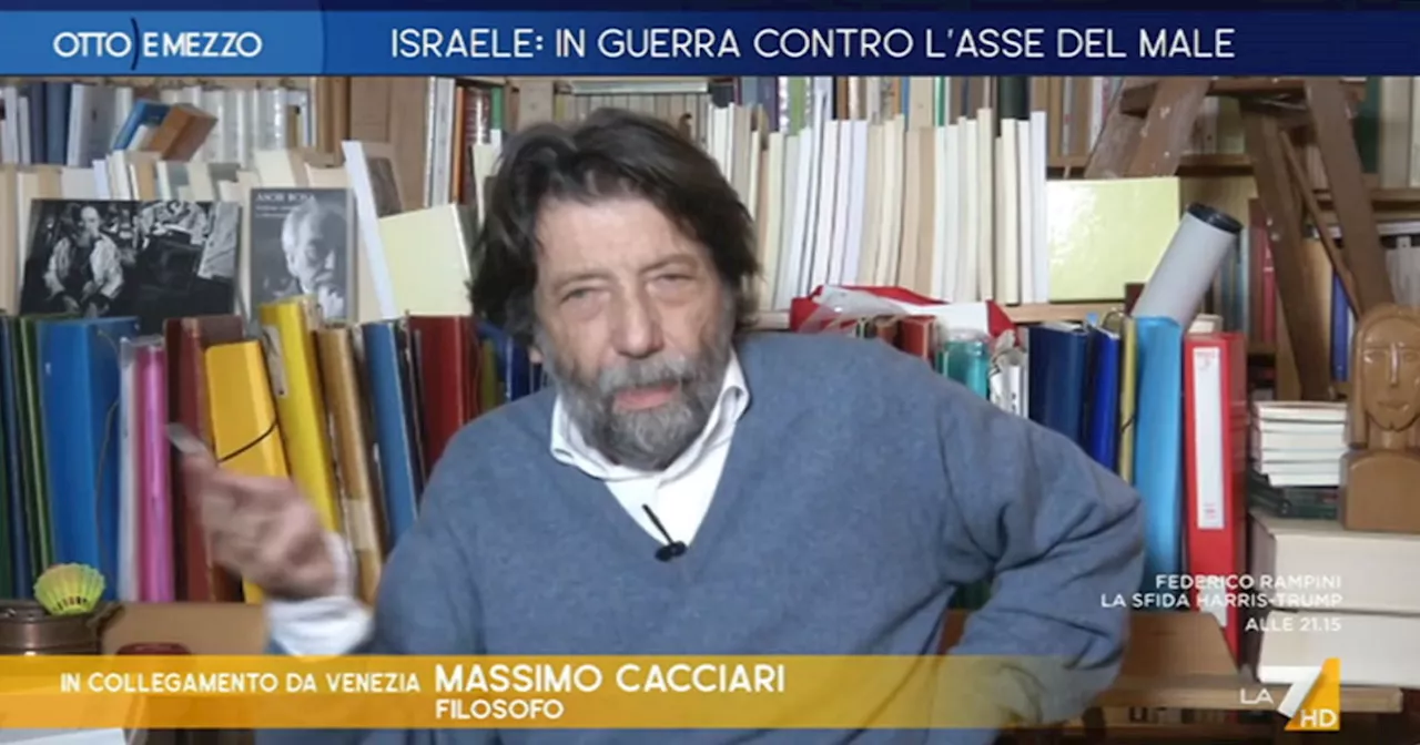 Caos ferroviario, Cacciari a La7: “Se Salvini tacesse su tutto sarebbe meglio” 