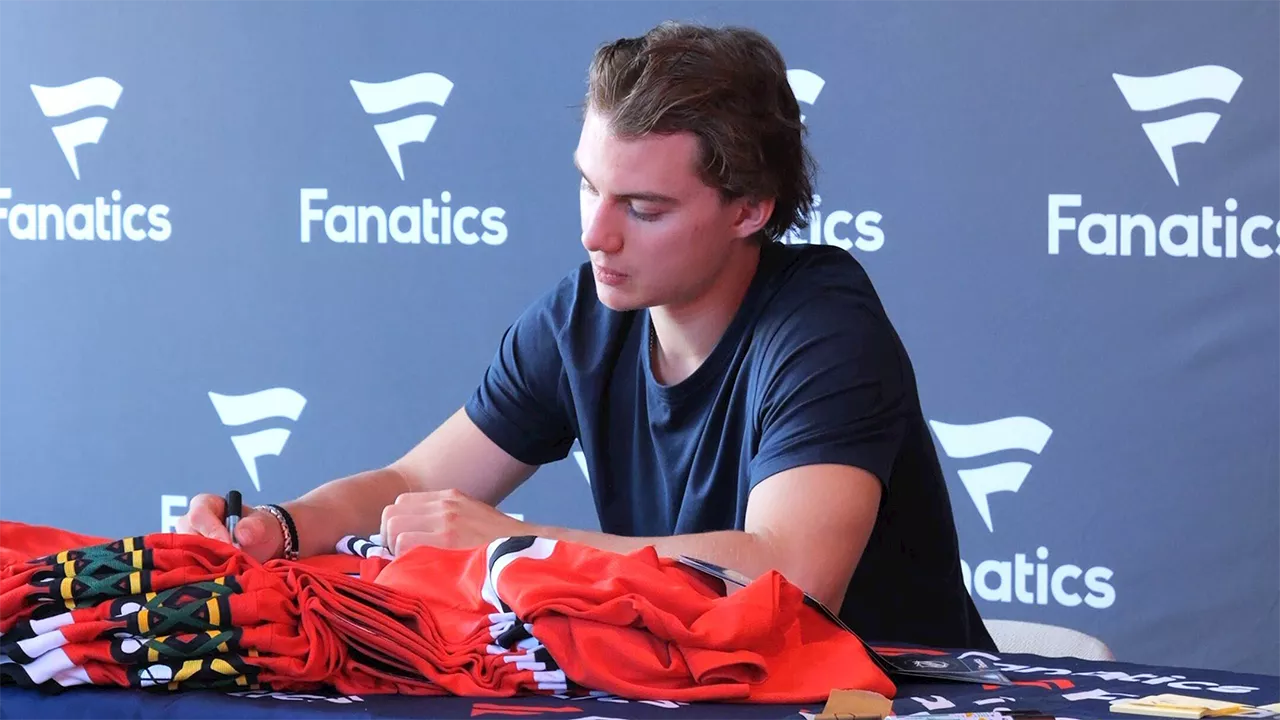 NHL star Connor Bedard joins legends like Tom Brady, Aaron Judge with exclusive Fanatics memorabilia deal