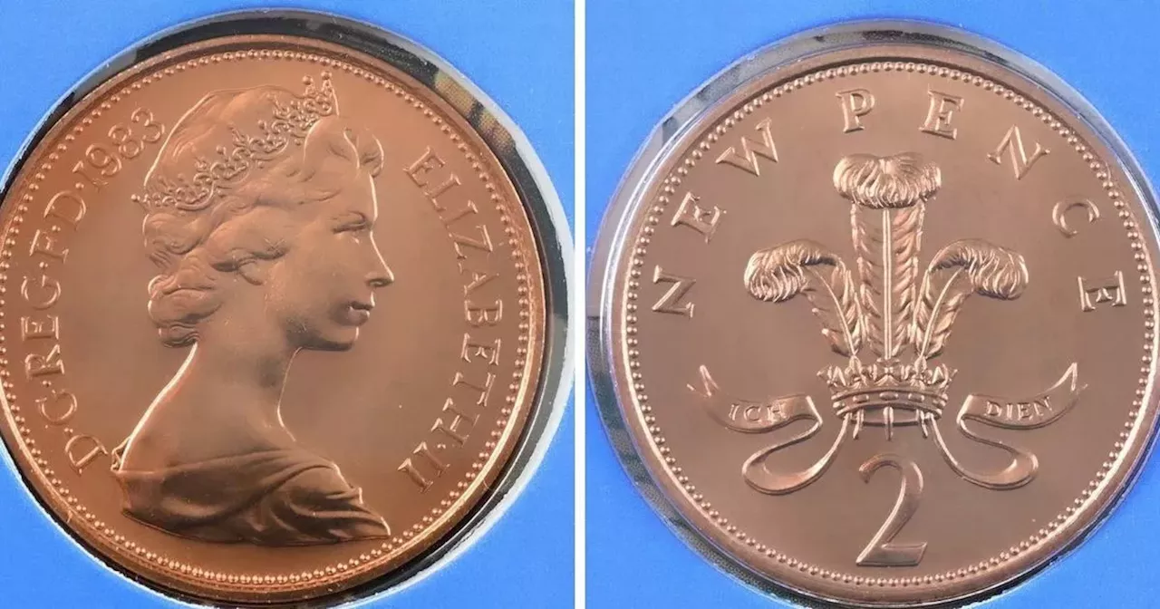 2p coin sells for £700 and if you're one age you may have one